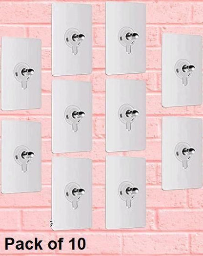 NO DRILLING SCREW WALL HOOKS |🔥PACK OF 10 PCS🔥